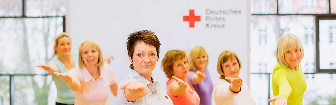 Frauen bei der Gymnastik