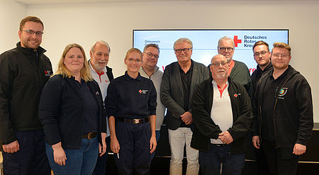 Der für vier Jahre neu gewählte Vorstand des DRK-Ortsvereins Celle